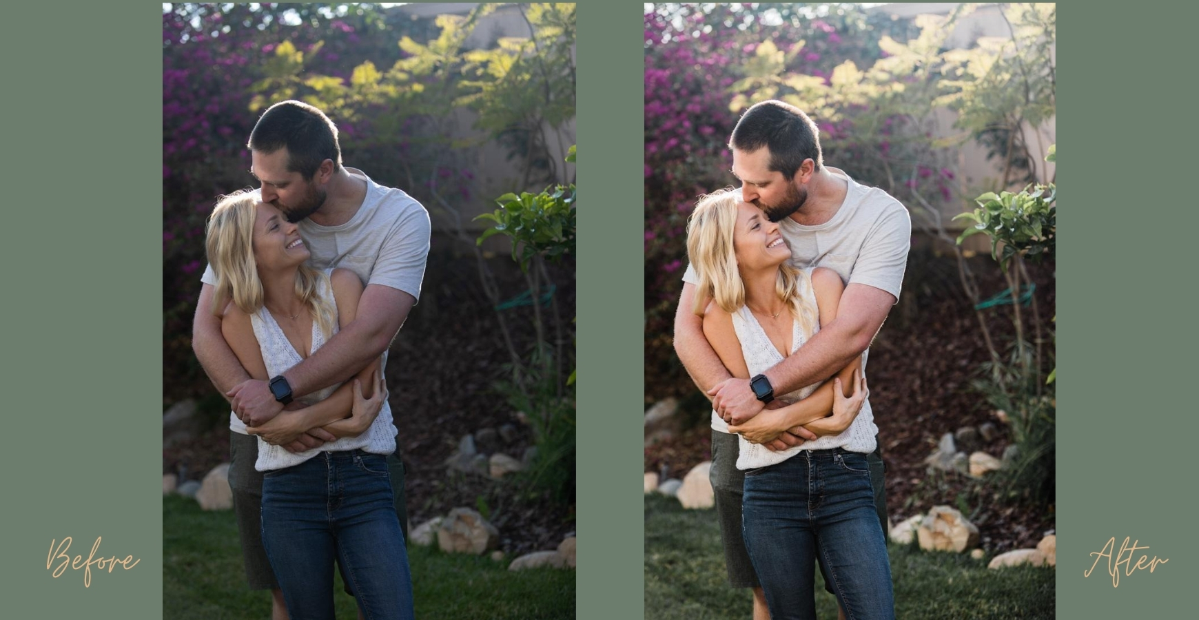 Before and after TDP